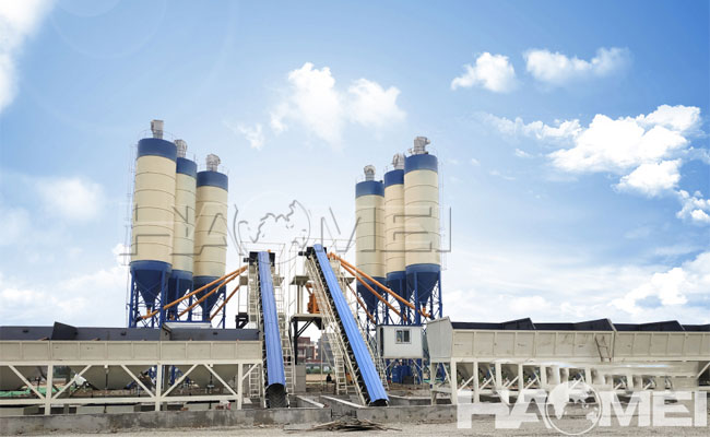 types of concrete batching plants