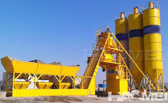 pre-installed concrete batching plants