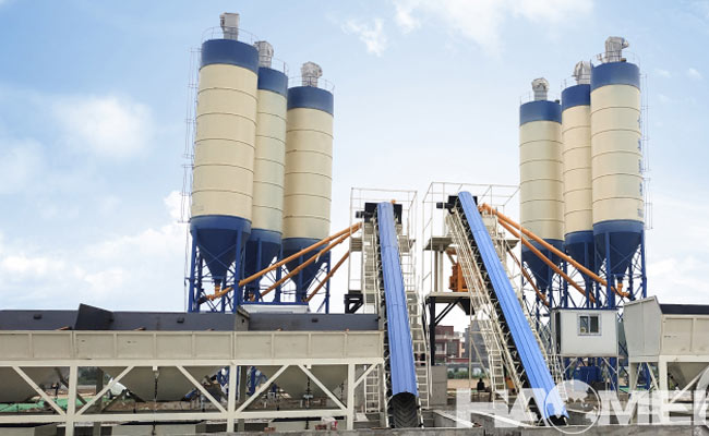 automatic control concrete batching plant