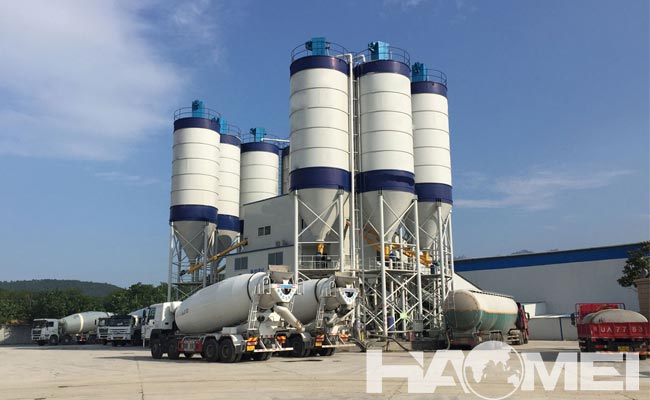 large capacity concrete batching plant