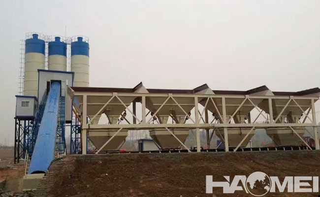 commercial concrete batching plant