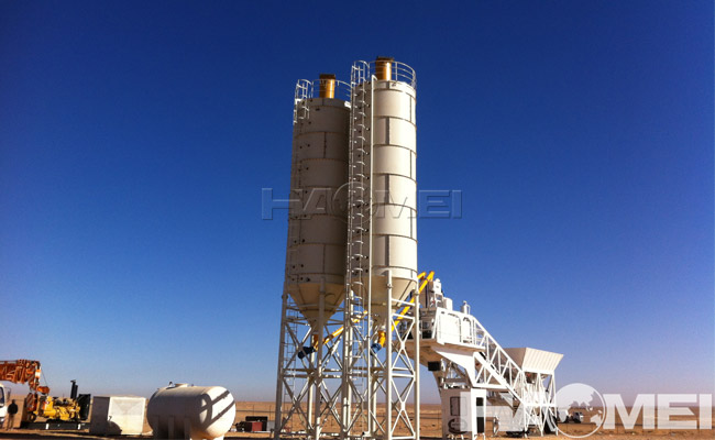 mobile ready mix concrete batch plant